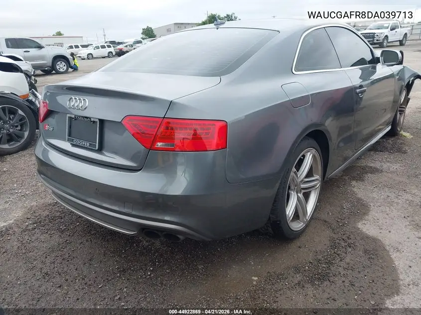 2013 Audi S5 3.0T Premium Plus VIN: WAUCGAFR8DA039713 Lot: 44922869