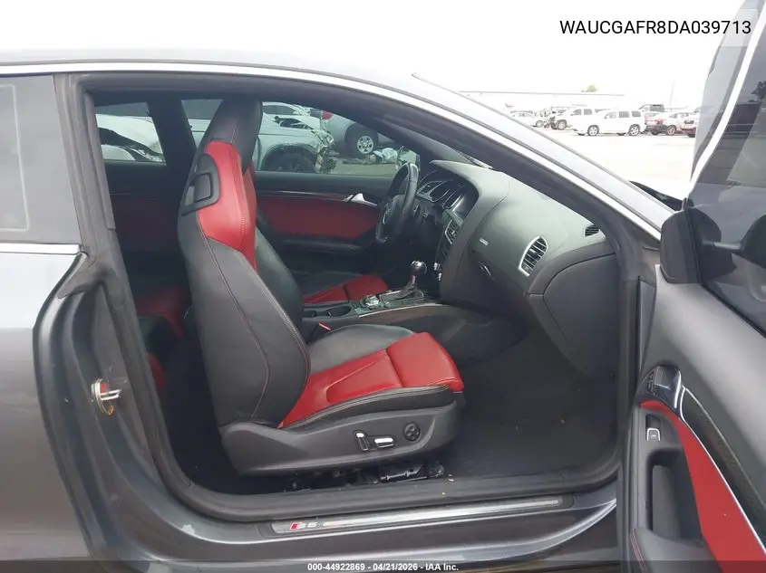 2013 Audi S5 3.0T Premium Plus VIN: WAUCGAFR8DA039713 Lot: 44922869