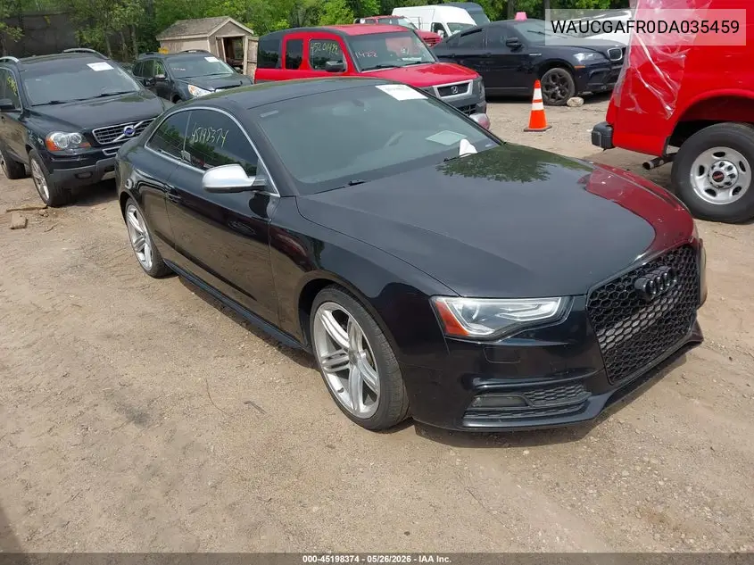 2013 Audi S5 3.0T Premium Plus VIN: WAUCGAFR0DA035459 Lot: 45198374