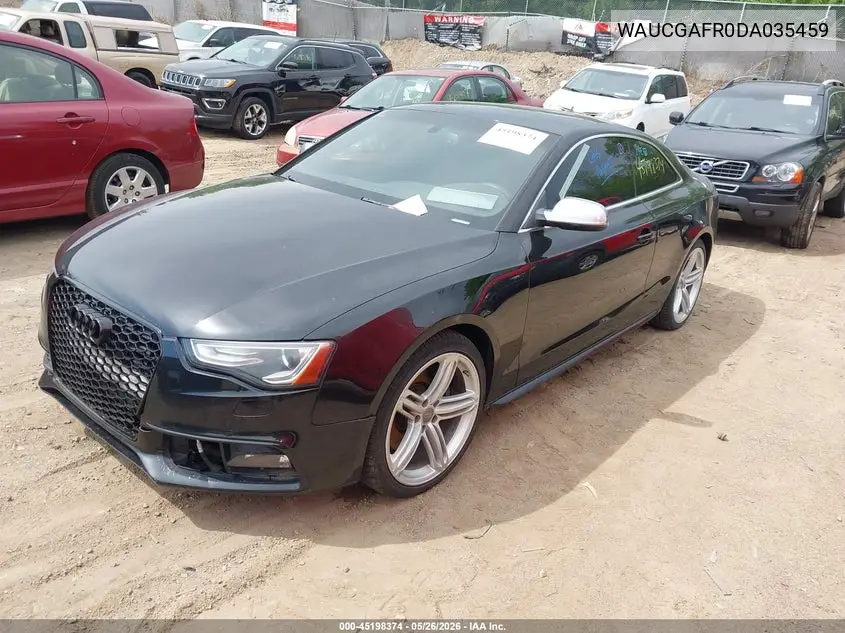 2013 Audi S5 3.0T Premium Plus VIN: WAUCGAFR0DA035459 Lot: 45198374