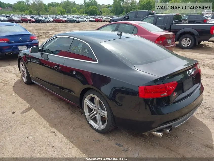 2013 Audi S5 3.0T Premium Plus VIN: WAUCGAFR0DA035459 Lot: 45198374