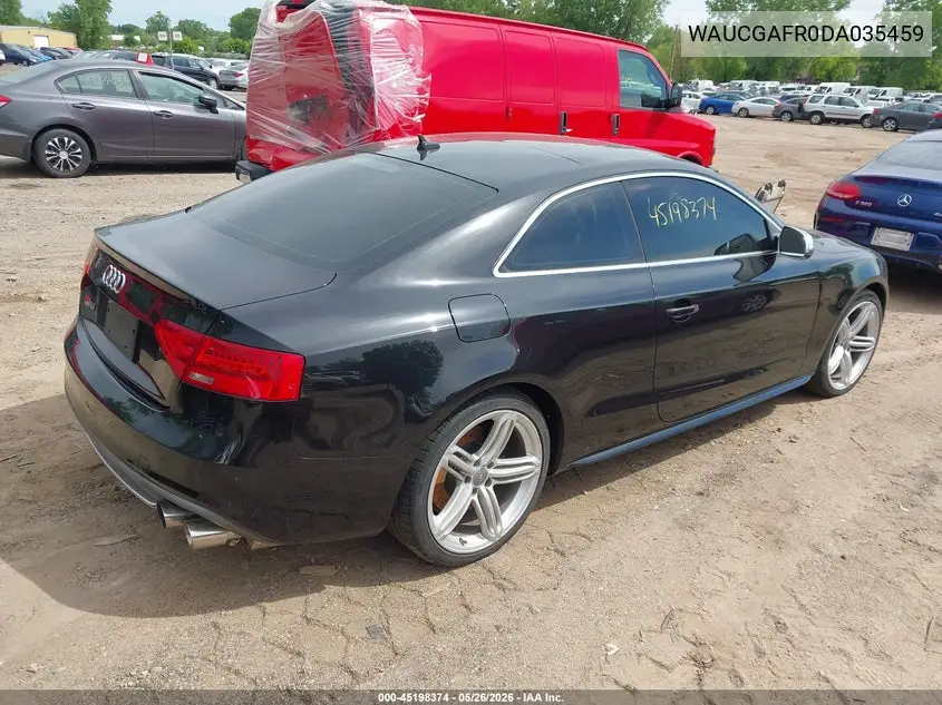 2013 Audi S5 3.0T Premium Plus VIN: WAUCGAFR0DA035459 Lot: 45198374