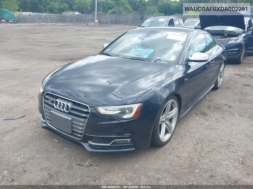 2013 Audi S5 3.0T Premium Plus VIN: WAUCGAFRXDA002291 Lot: 45363151