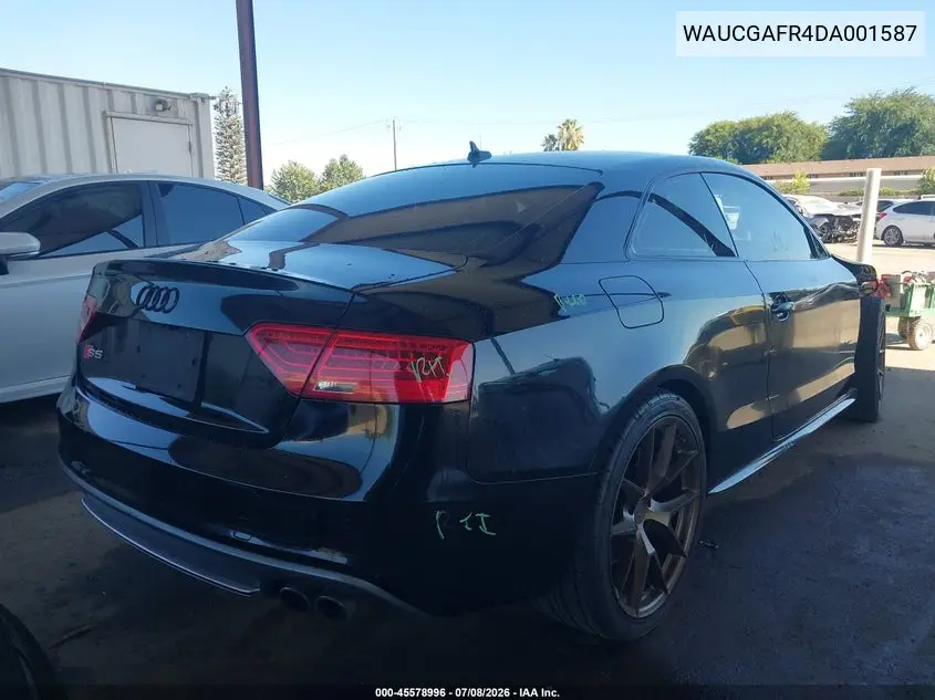 2013 Audi S5 3.0T Premium Plus VIN: WAUCGAFR4DA001587 Lot: 45578996