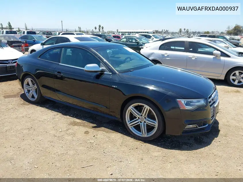2013 Audi S5 3.0T Premium Plus VIN: WAUVGAFRXDA000937 Lot: 45579670
