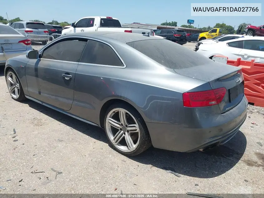 2013 Audi S5 3.0T Premium Plus VIN: WAUVGAFR1DA027766 Lot: 45677656