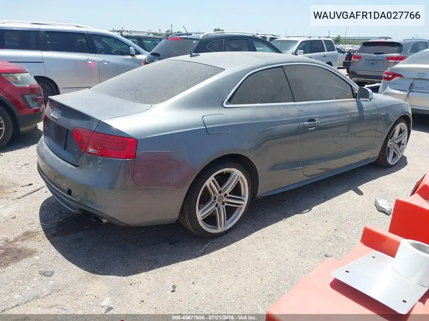 2013 Audi S5 3.0T Premium Plus VIN: WAUVGAFR1DA027766 Lot: 45677656