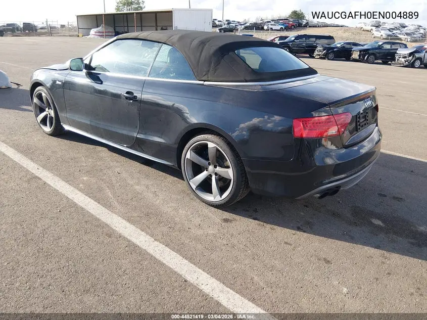 2014 Audi S5 3.0T Premium Plus VIN: WAUCGAFH0EN004889 Lot: 44521419