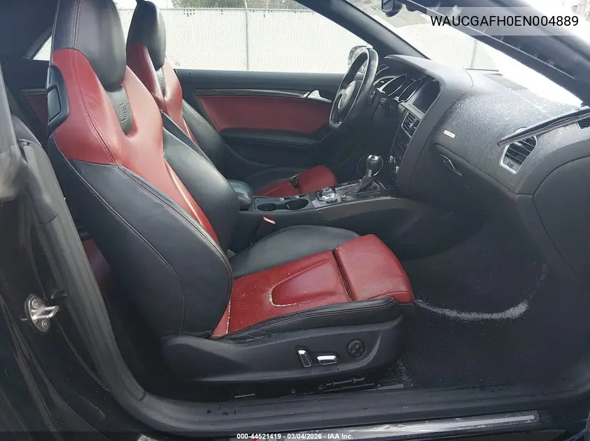 2014 Audi S5 3.0T Premium Plus VIN: WAUCGAFH0EN004889 Lot: 44521419