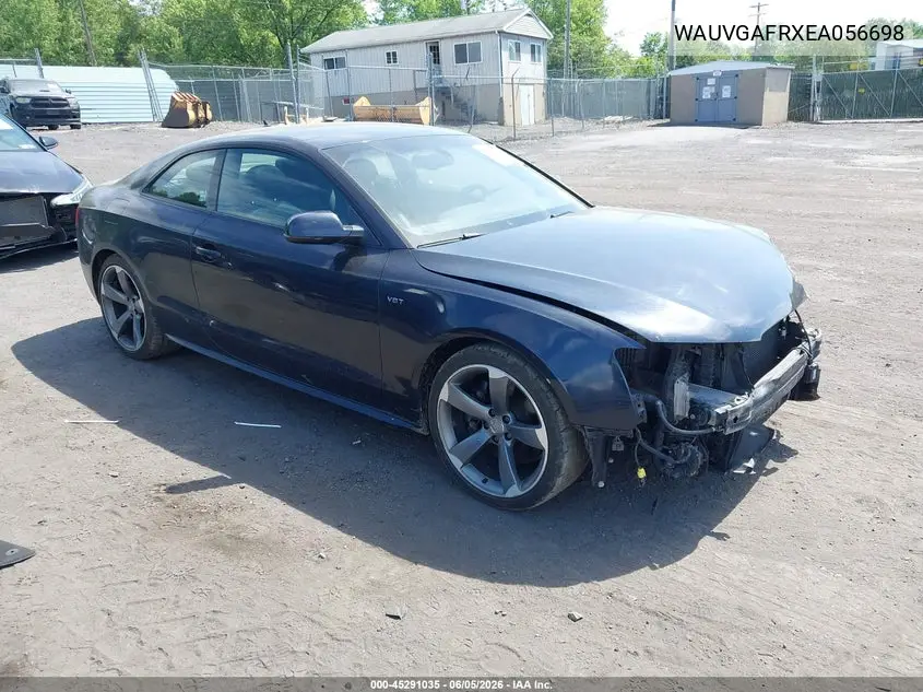 2014 Audi S5 3.0T Premium Plus VIN: WAUVGAFRXEA056698 Lot: 45291035