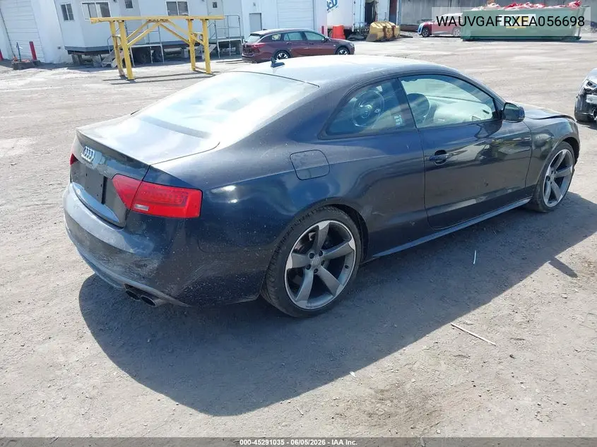 2014 Audi S5 3.0T Premium Plus VIN: WAUVGAFRXEA056698 Lot: 45291035