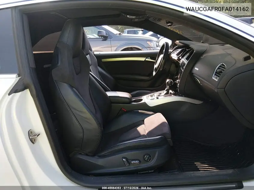 2015 Audi S5 3.0T Premium Plus VIN: WAUCGAFR0FA014162 Lot: 45564353