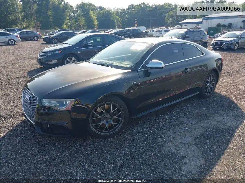 2016 Audi S5 Premium Plus VIN: WAUC4AFR9GA009066 Lot: 45481501