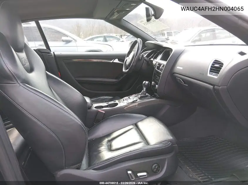 2017 Audi S5 3.0T VIN: WAUC4AFH2HN004065 Lot: 44708515