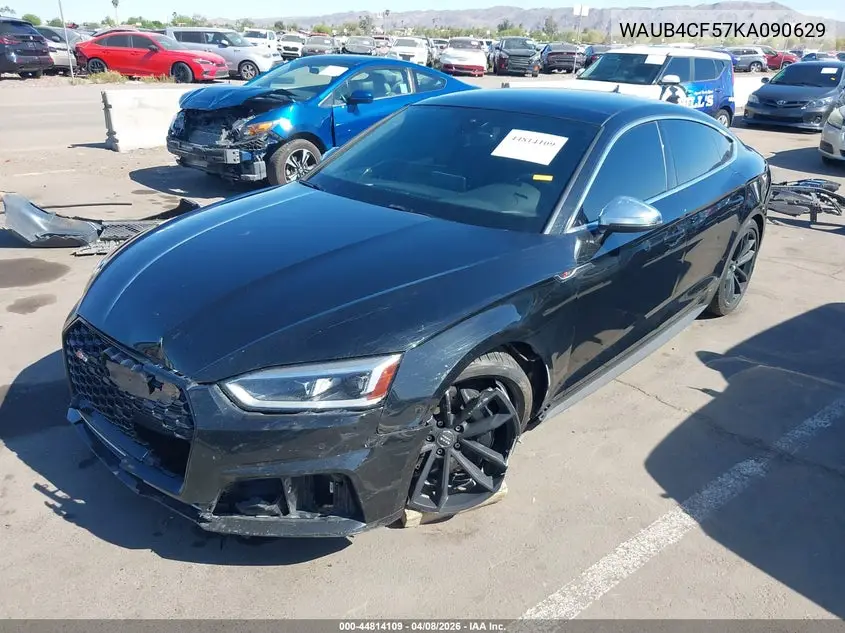 2019 Audi S5 3.0T Premium VIN: WAUB4CF57KA090629 Lot: 44814109