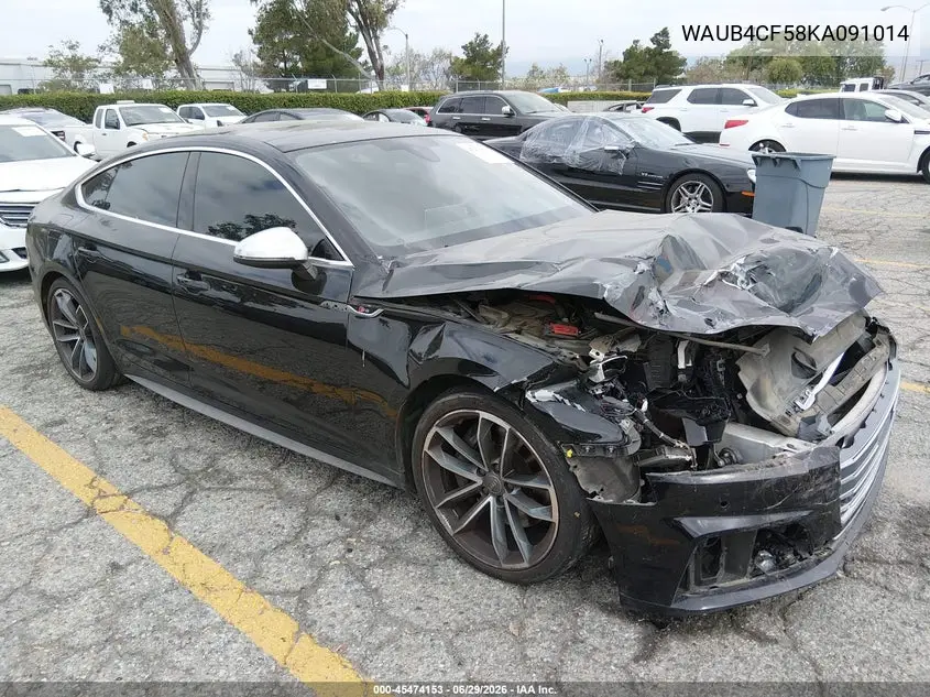 2019 Audi S5 3.0T Premium VIN: WAUB4CF58KA091014 Lot: 45474153