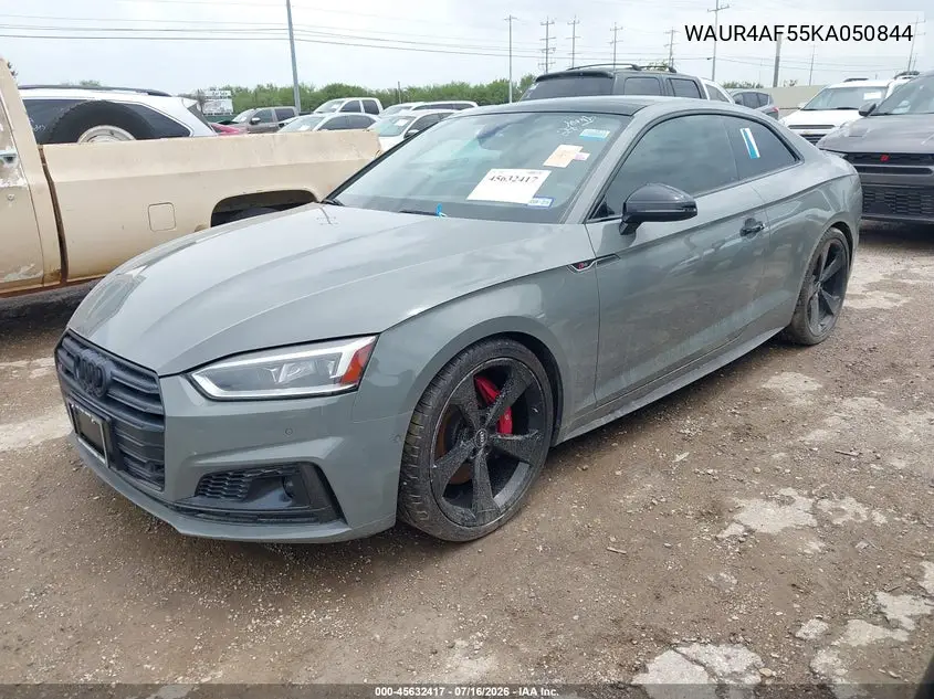 2019 Audi S5 3.0T Premium VIN: WAUR4AF55KA050844 Lot: 45632417