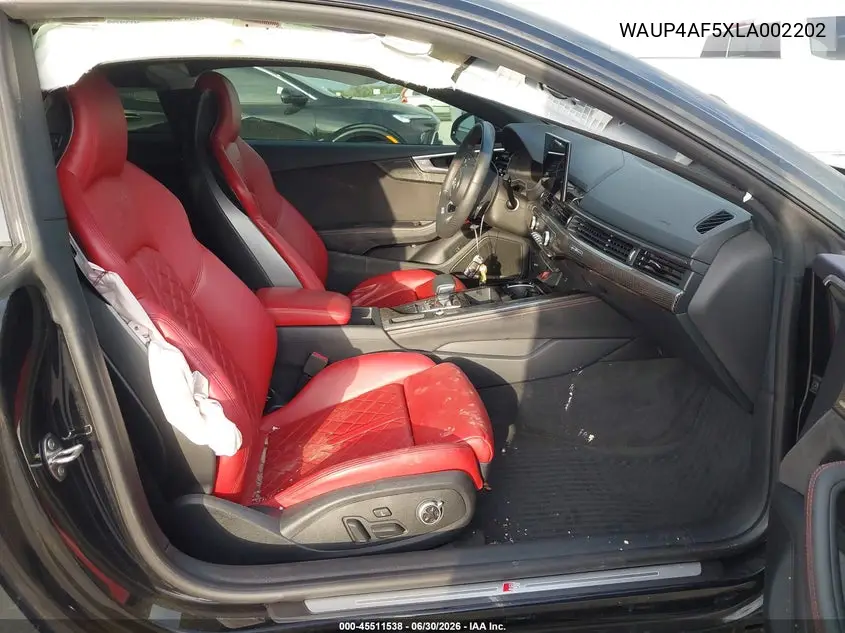 2020 Audi S5 Premium Plus Tfsi Quattro Tiptronic VIN: WAUP4AF5XLA002202 Lot: 45511538