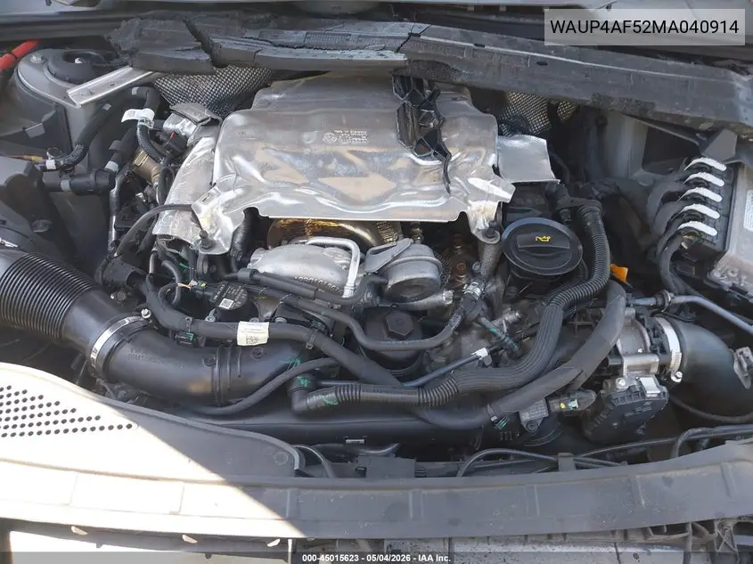 2021 Audi S5 Premium Plus Tfsi Quattro Tiptronic VIN: WAUP4AF52MA040914 Lot: 45015623