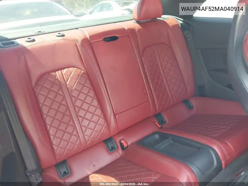 2021 Audi S5 Premium Plus Tfsi Quattro Tiptronic VIN: WAUP4AF52MA040914 Lot: 45015623
