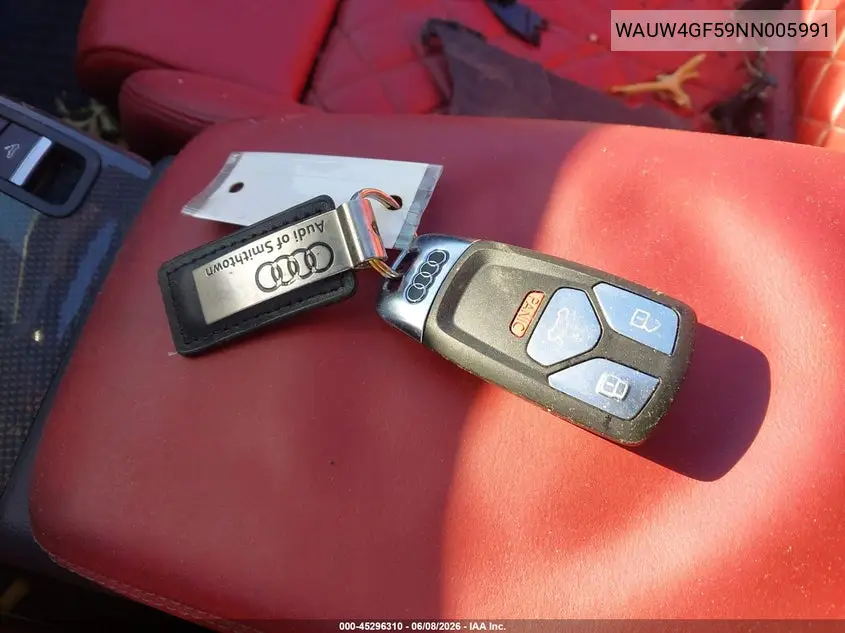 2022 Audi S5 Cabriolet Premium Plus Tfsi Quattro Tiptronic VIN: WAUW4GF59NN005991 Lot: 45296310
