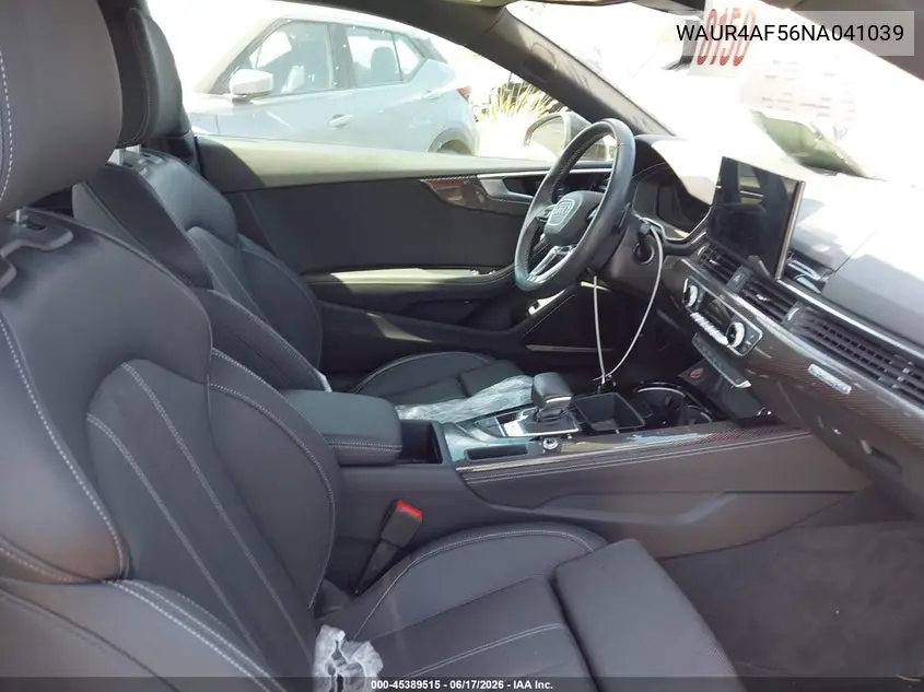 2022 Audi S5 Prestige Tfsi Quattro Tiptronic VIN: WAUR4AF56NA041039 Lot: 45389515