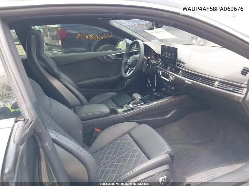 2023 Audi S5 Premium Plus Tfsi Quattro Tiptronic VIN: WAUP4AF58PA069676 Lot: 45058879