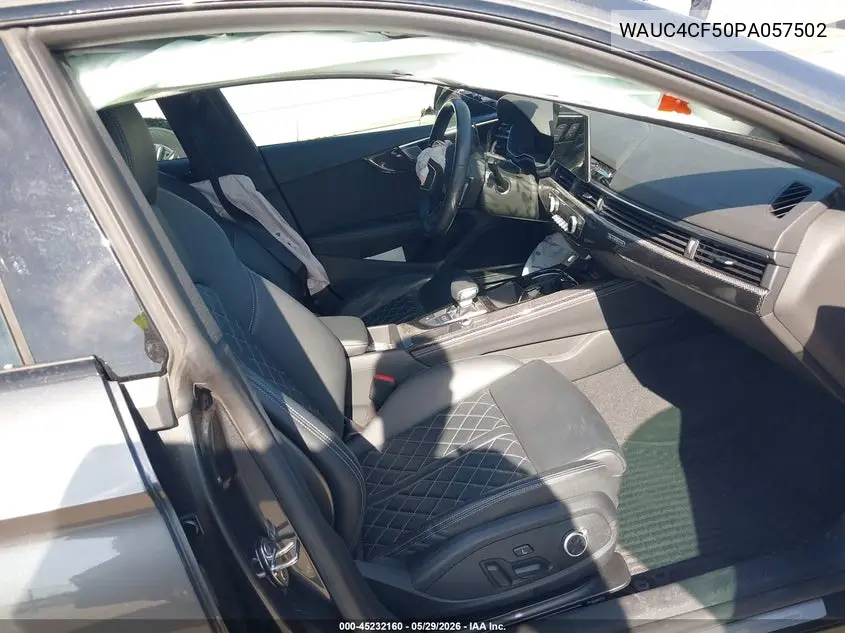 2023 Audi S5 Sportback Premium Plus Tfsi Quattro Tiptronic VIN: WAUC4CF50PA057502 Lot: 45232160
