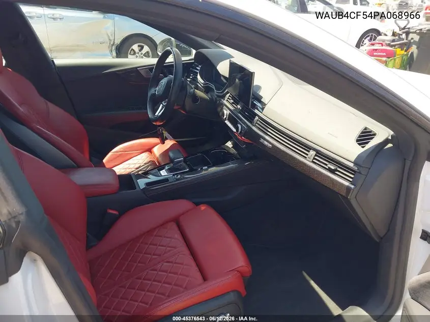 2023 Audi S5 Sportback Prestige Tfsi Quattro Tiptronic VIN: WAUB4CF54PA068966 Lot: 45376543