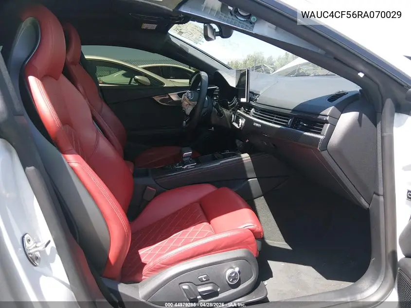 2024 Audi S5 Sportback Premium Plus Tfsi Quattro Tiptronic VIN: WAUC4CF56RA070029 Lot: 44979285