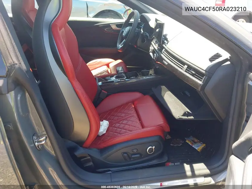 2024 Audi S5 Sportback Premium Plus Tfsi Quattro Tiptronic VIN: WAUC4CF50RA023210 Lot: 45382605