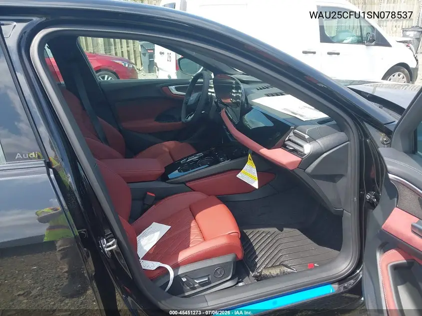 2025 Audi All-New S5 Premium Plus Tfsi Quattro S Tronic VIN: WAU25CFU1SN078537 Lot: 45451273