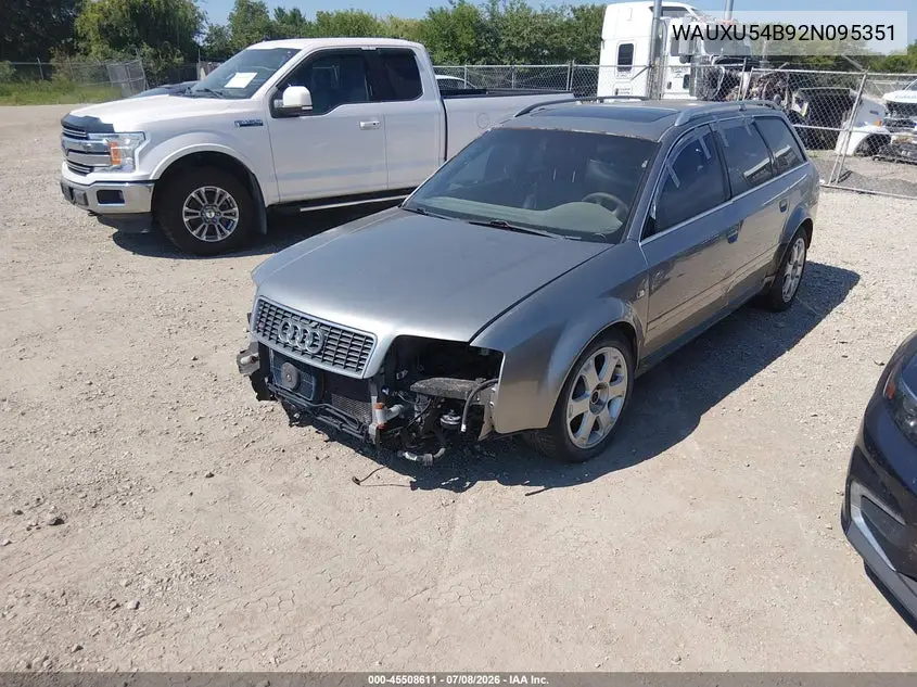 2002 Audi S6 Avant VIN: WAUXU54B92N095351 Lot: 45508611