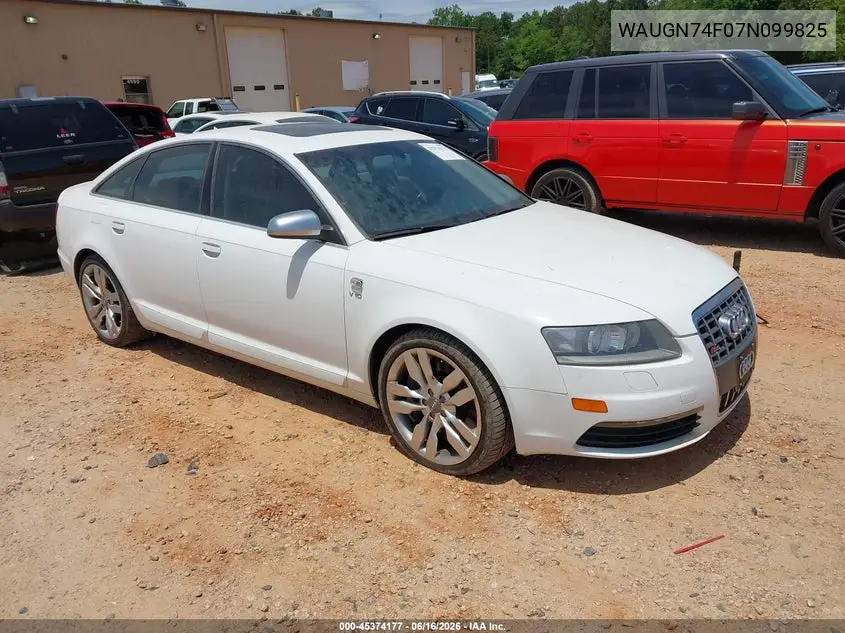 2007 Audi S6 5.2 VIN: WAUGN74F07N099825 Lot: 45374177