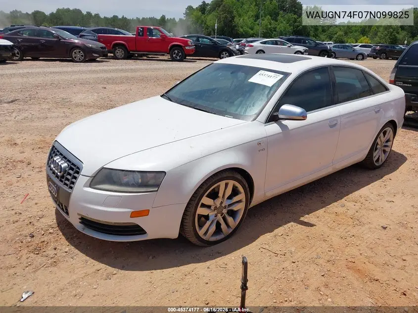 2007 Audi S6 5.2 VIN: WAUGN74F07N099825 Lot: 45374177