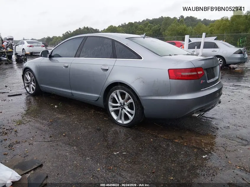 2011 Audi S6 5.2 Prestige VIN: WAUBNBFB9BN052941 Lot: 45456032