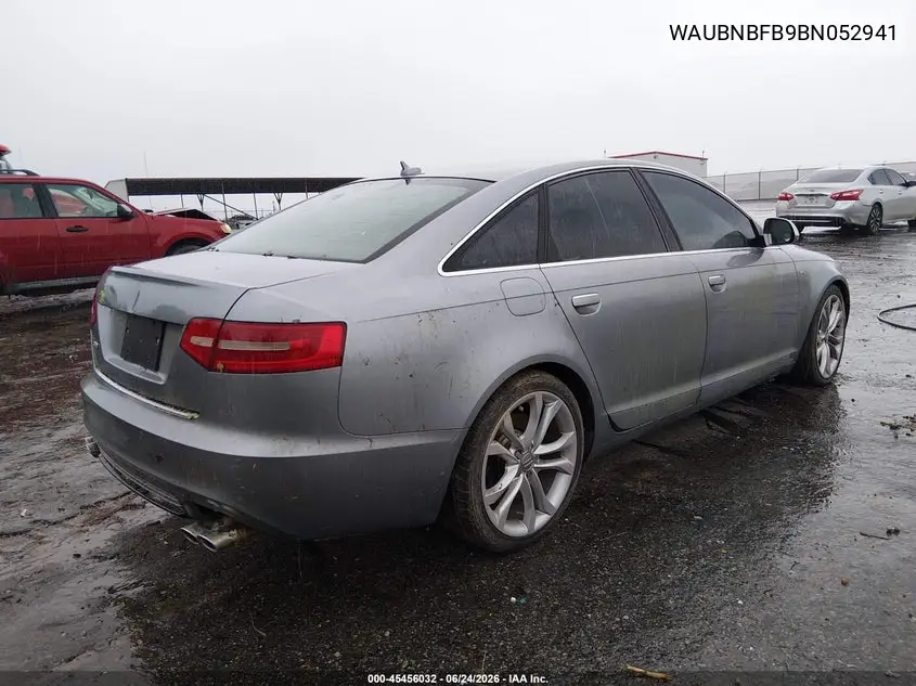 2011 Audi S6 5.2 Prestige VIN: WAUBNBFB9BN052941 Lot: 45456032