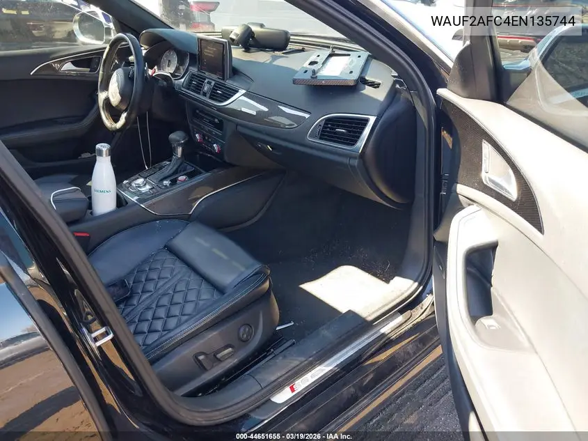 2014 Audi S6 4.0T Prestige VIN: WAUF2AFC4EN135744 Lot: 44651655