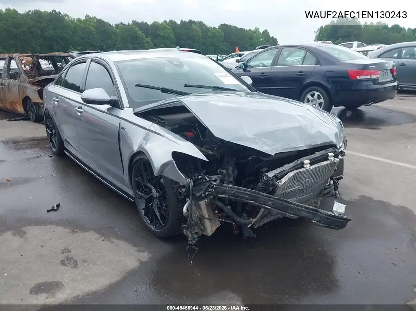 2014 Audi S6 4.0T Prestige VIN: WAUF2AFC1EN130243 Lot: 45458944