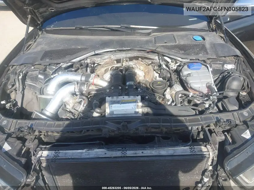 2015 Audi S6 4.0T VIN: WAUF2AFC6FN005823 Lot: 45263205