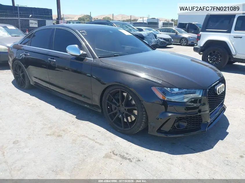 2015 Audi S6 4.0T VIN: WAUF2AFC7FN021089 Lot: 45641996