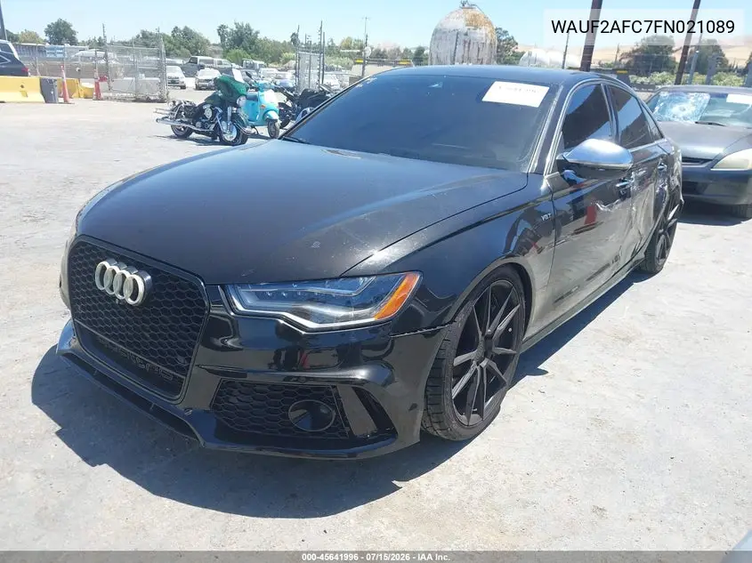 2015 Audi S6 4.0T VIN: WAUF2AFC7FN021089 Lot: 45641996