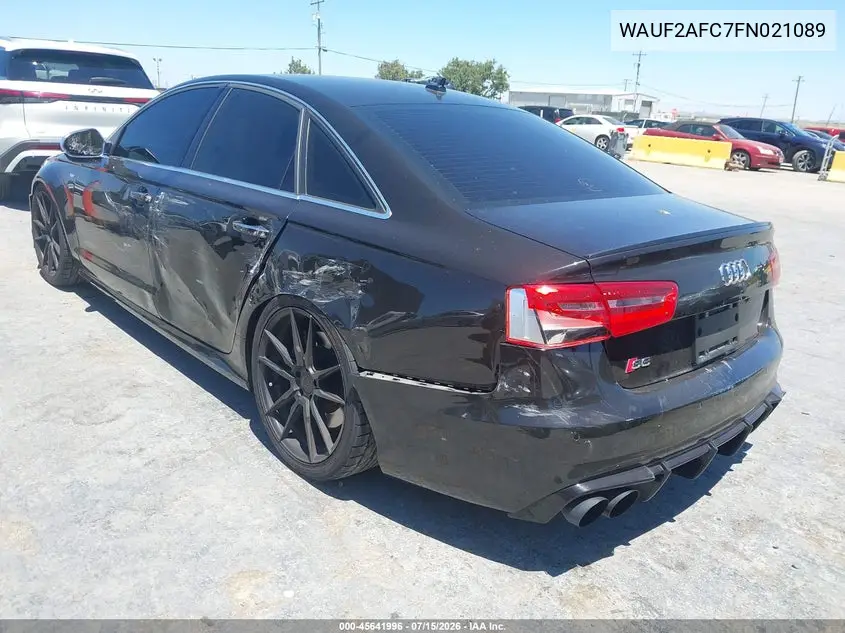 2015 Audi S6 4.0T VIN: WAUF2AFC7FN021089 Lot: 45641996