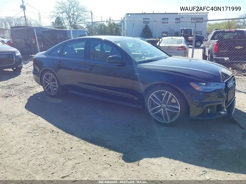 2016 Audi S6 4.0T Premium Plus VIN: WAUF2AFC4GN171999 Lot: 44943058