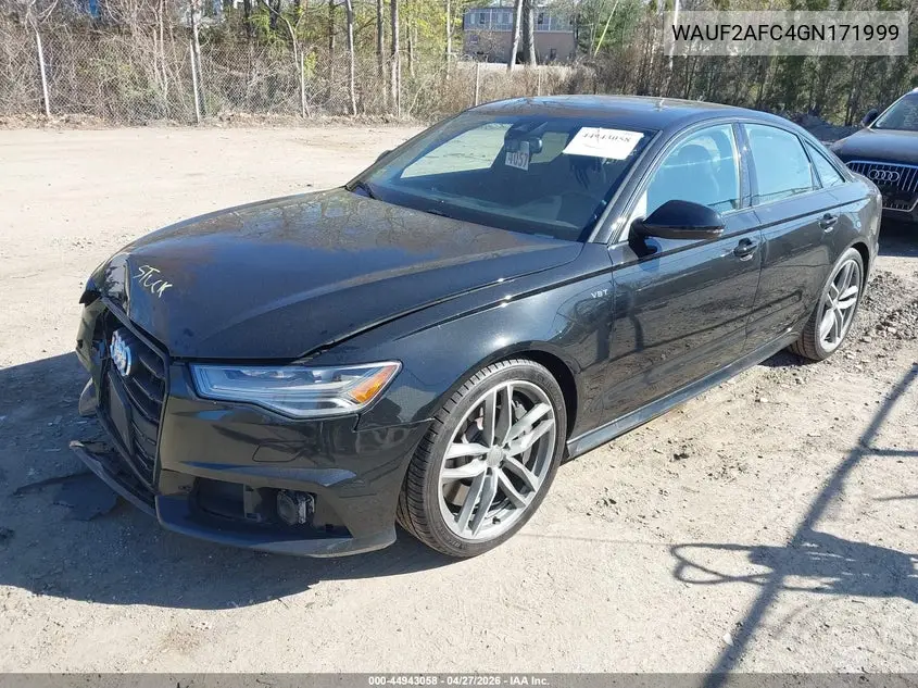 2016 Audi S6 4.0T Premium Plus VIN: WAUF2AFC4GN171999 Lot: 44943058