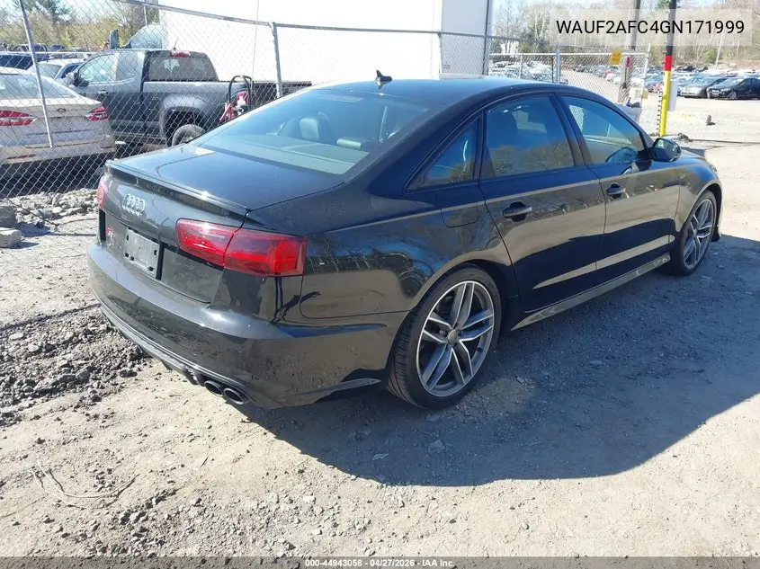 2016 Audi S6 4.0T Premium Plus VIN: WAUF2AFC4GN171999 Lot: 44943058