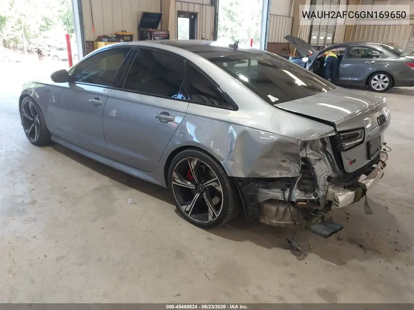 2016 Audi S6 Prestige VIN: WAUH2AFC6GN169650 Lot: 45460824
