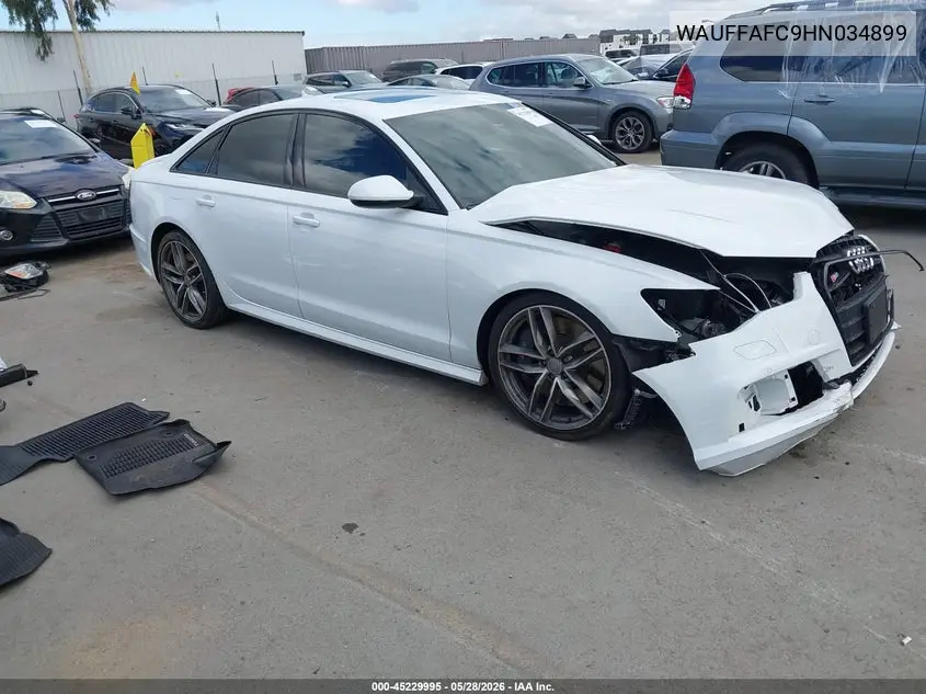 2017 Audi S6 4.0T Premium Plus VIN: WAUFFAFC9HN034899 Lot: 45229995