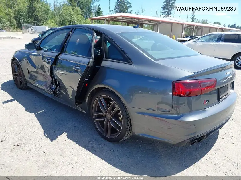 2017 Audi S6 4.0T Premium Plus VIN: WAUFFAFCXHN069239 Lot: 45321506