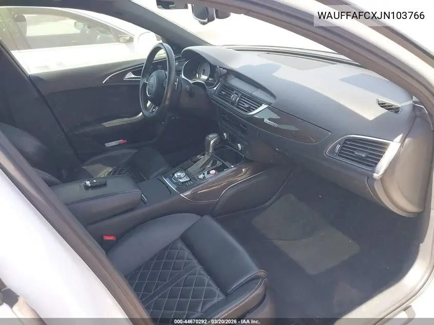 2018 Audi S6 4.0T Premium Plus VIN: WAUFFAFCXJN103766 Lot: 44670292